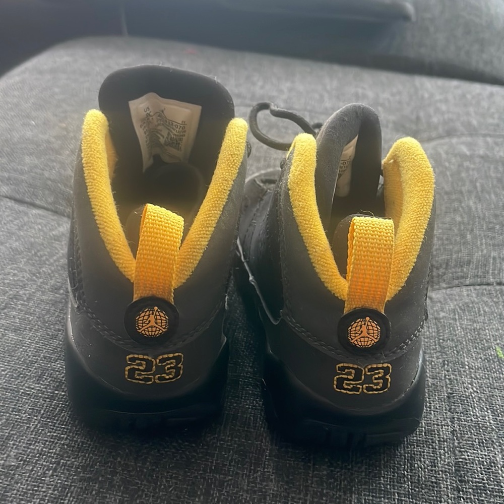 Toddler Jordan 9 “Dark Chocolate University Gold”